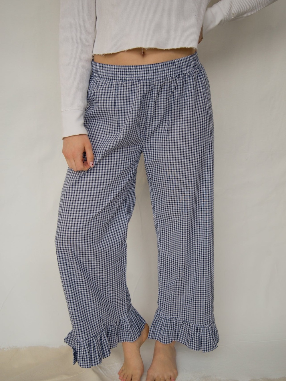 Sonderhaus Boxer Pant in Blue Plaid